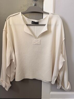 Urban Outfitters Jax Inside Out Notch Neck Top